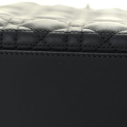 Christian Dior Ultra Matte Calfskin Cannage Large Lady Dior Black 14 of 21