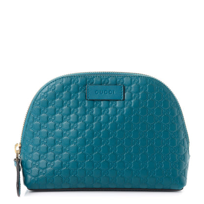 Gucci Microguccissima GG Cosmetic Case Deep Cobalt 1 of 9