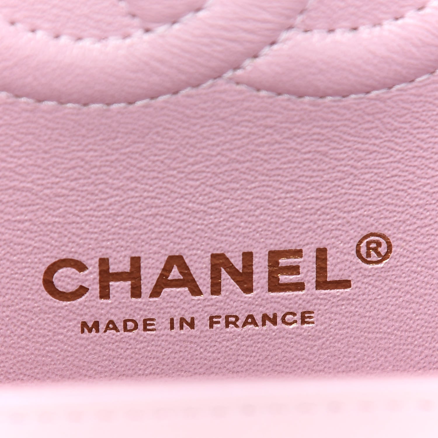 Chanel Iridescent Calfskin Quilted Medium Double Flap Light Pink 6 of 9