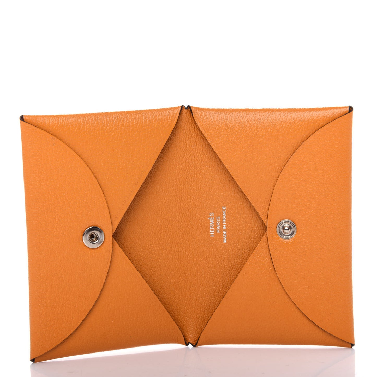 Chevre Mysore Calvi Card Case Moutarde