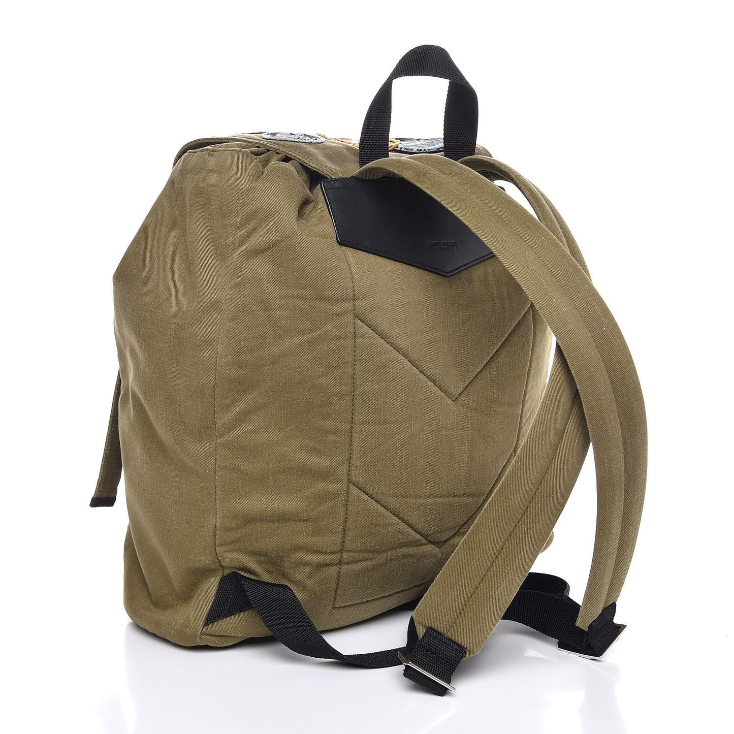 Canvas Multi Patch Backpack Gabardine