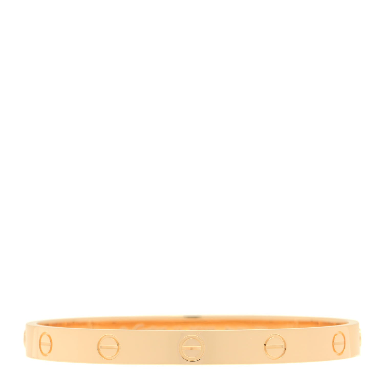 Cartier 18K Yellow Gold LOVE Bracelet 17 3 of 6