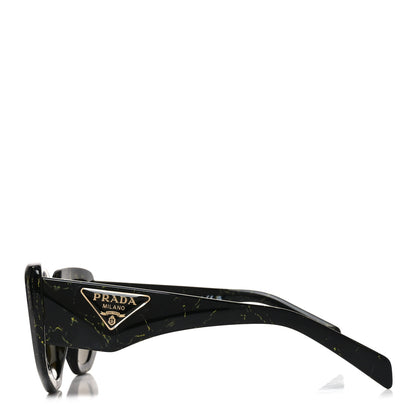 Prada Acetate Symbole Sunglasses SPR 14Z Black Marble 3 of 7