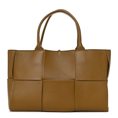 Bottega Veneta Nappa Maxi Intrecciato Arco Tote Moutarde Beige 1 of 13