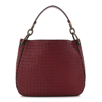 Bottega Veneta Nappa Intrecciato Small Loop Bordeaux 1 of 11