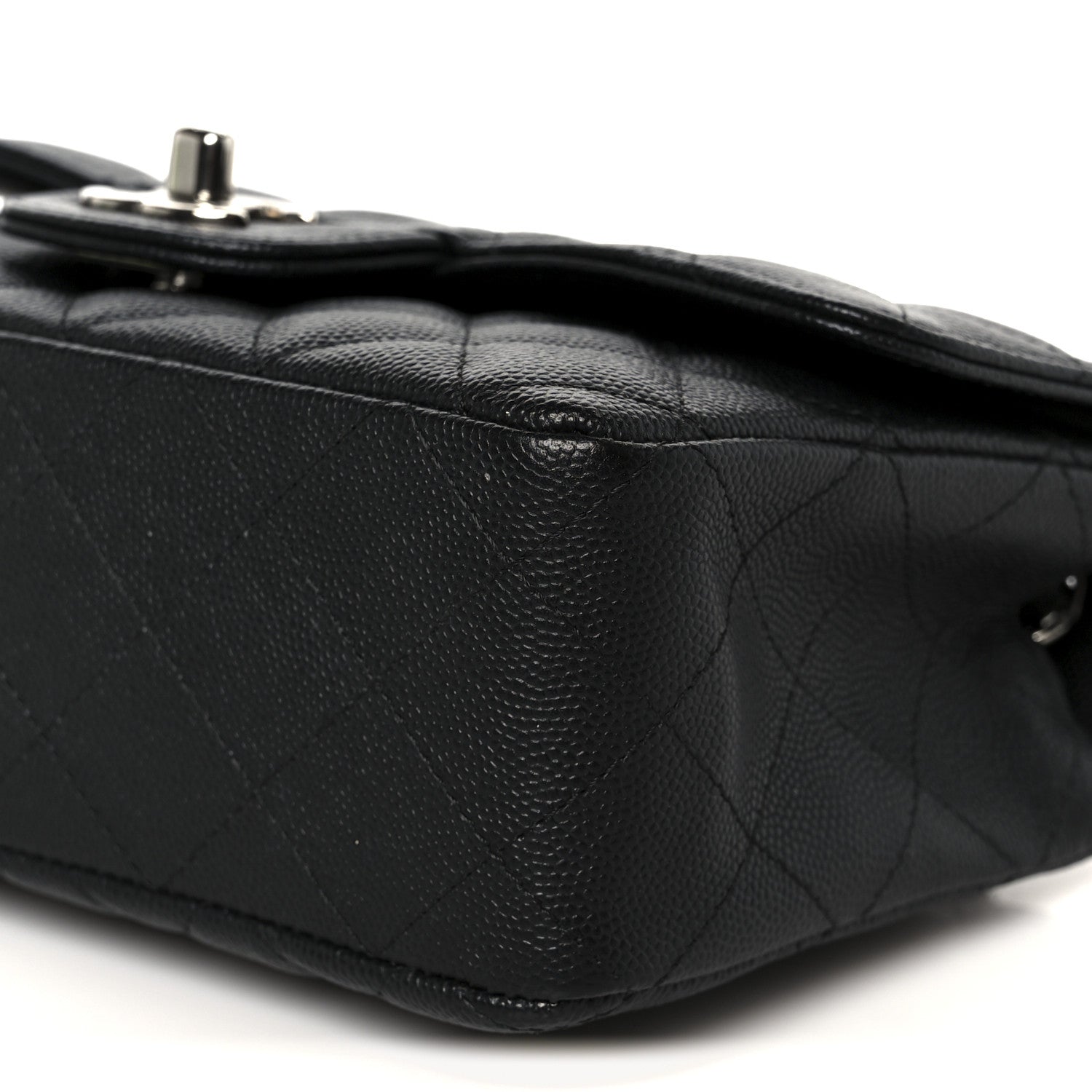 Chanel Caviar Quilted Mini Rectangular Flap Black 11 of 12