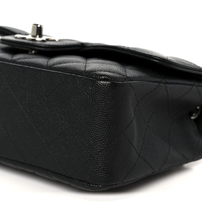 Chanel Caviar Quilted Mini Rectangular Flap Black 11 of 12