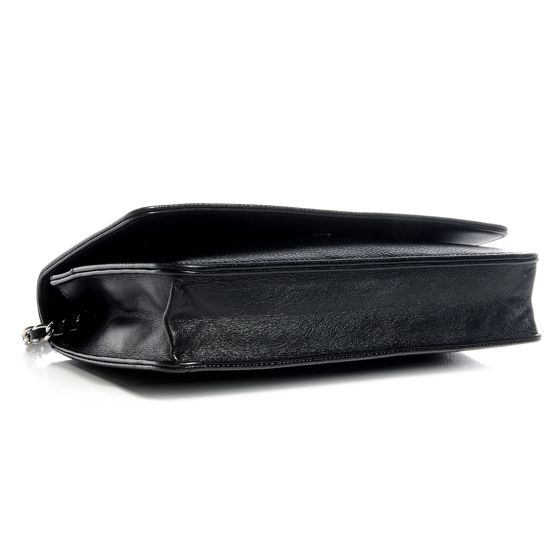 Chanel Caviar Timeless CC Wallet on Chain WOC Black 4 of 9