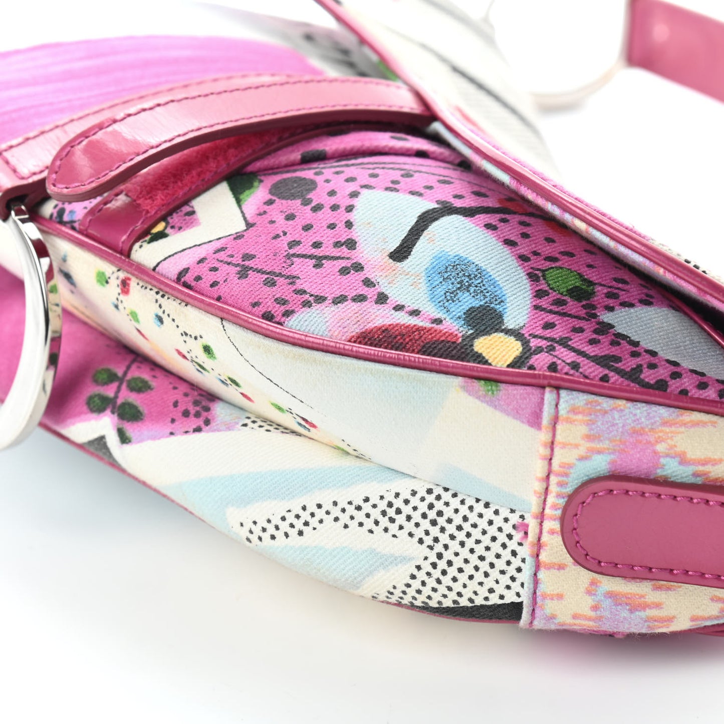 Canvas Filth Saddle Bag Multicolor