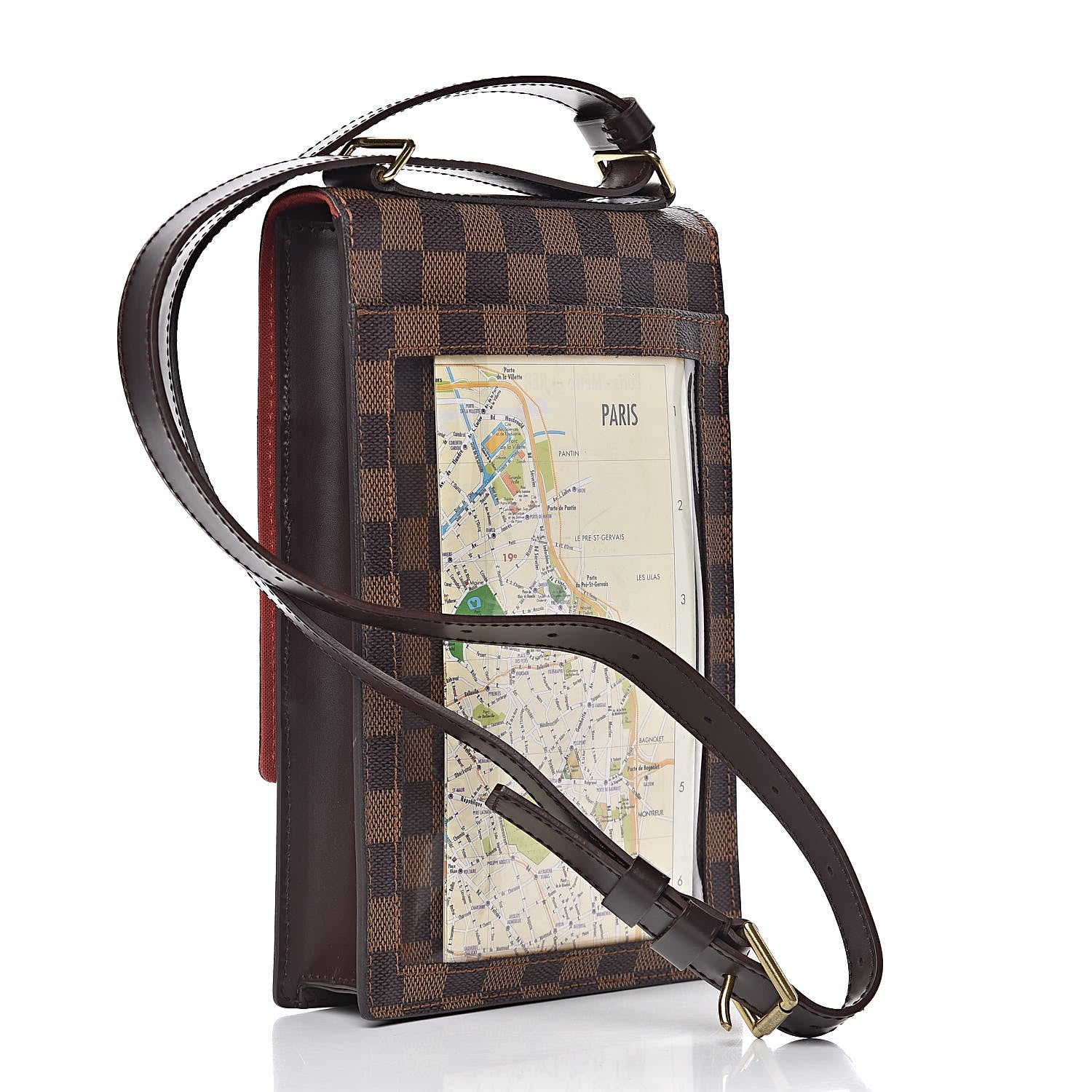 Louis Vuitton Damier Ebene Portobello Travel Shoulder Bag 5 of 13