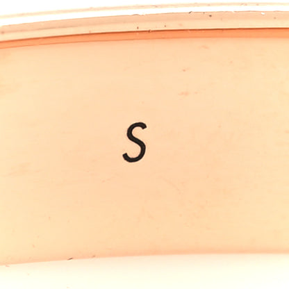 Louis Vuitton Brass Monogram Nanogram Cuff S Pink Gold 7 of 7