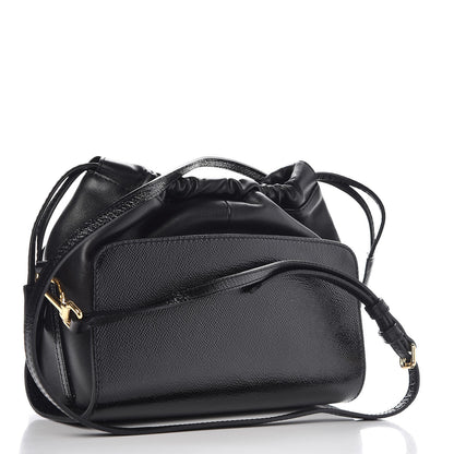 Burberry Patent Grained Calfskin Little Crush Black 3 of 9
