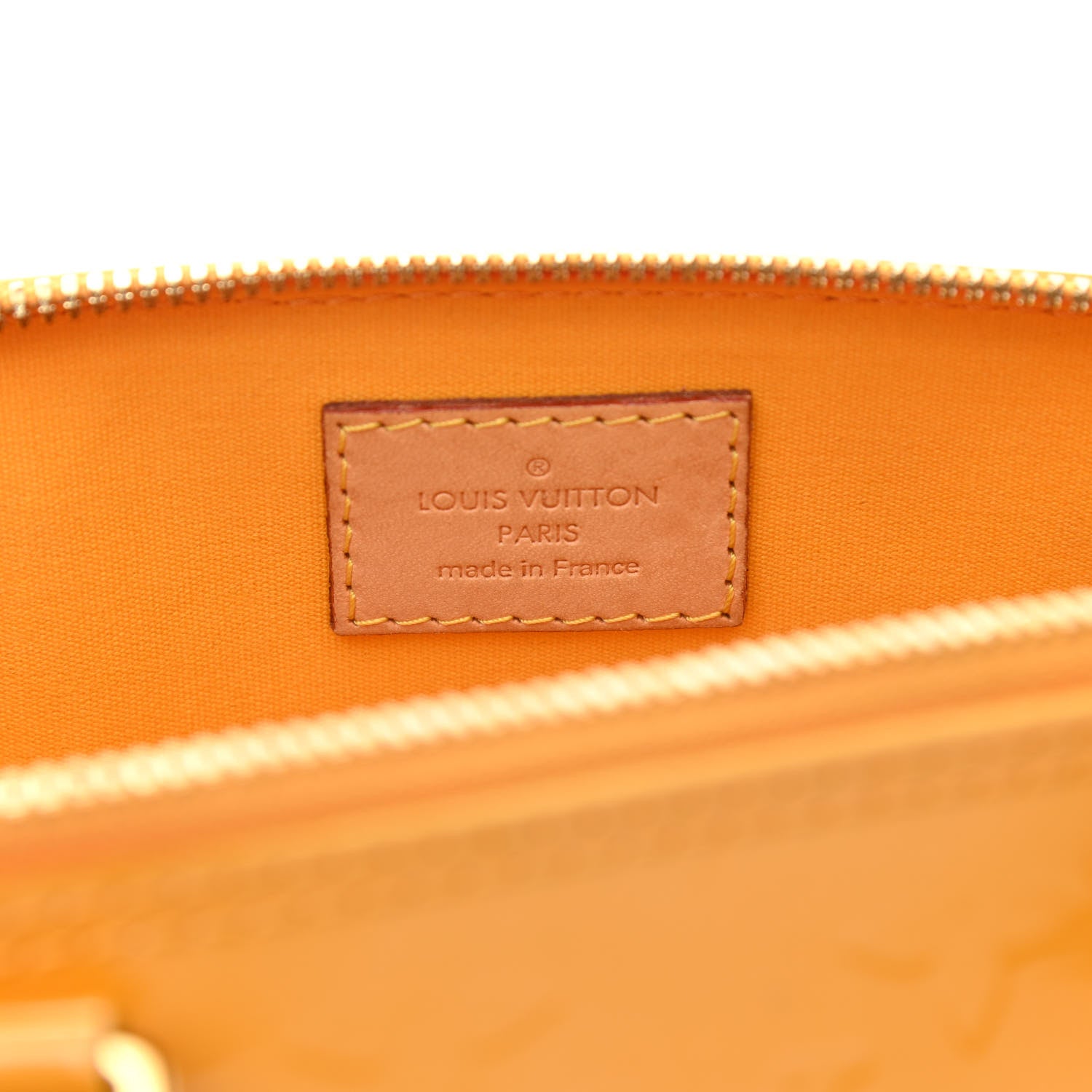 Louis Vuitton Vernis Alma BB Jaune Passion 6 of 10