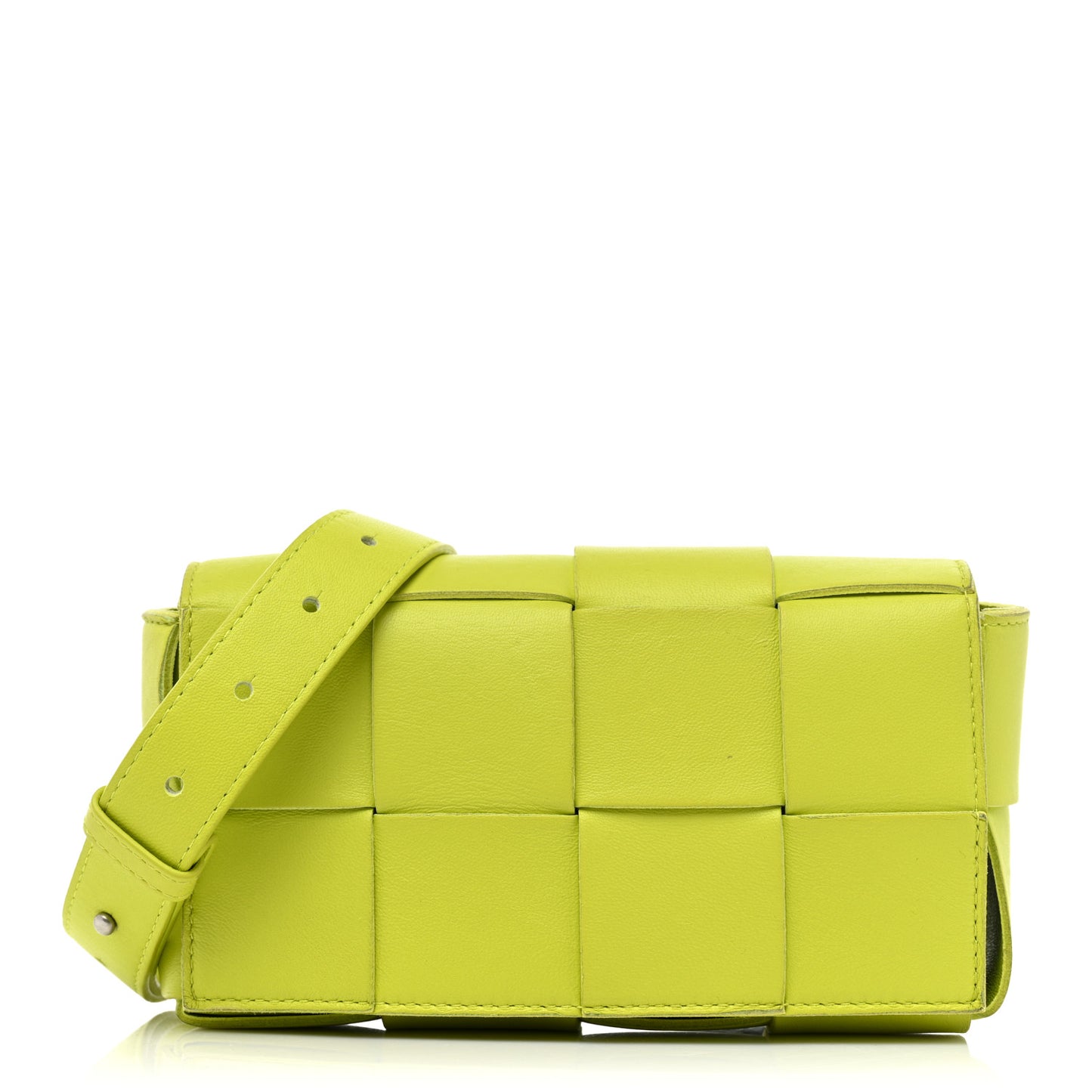 Nappa Maxi Intreccio The Belt Cassette Bag Kiwi