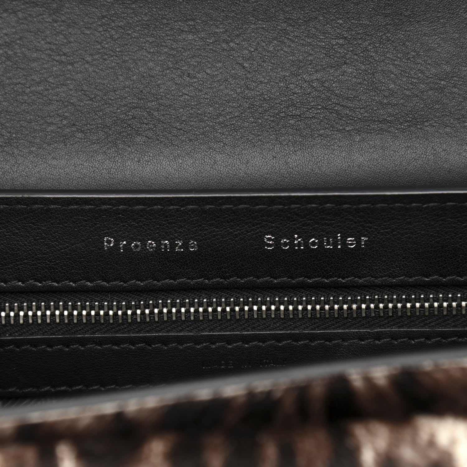 Proenza Schouler Calf Hair Leopard Print Mini PS11 Classic Shoulder Bag Black 7 of 9