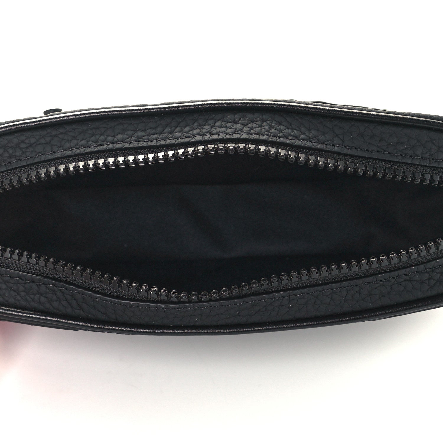 Louis Vuitton Taurillon Monogram Uniformes Solar Ray Soft Pochette Volga Belt Bag Black 5 of 10