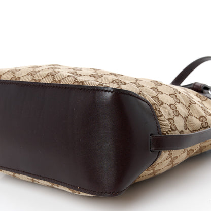 Gucci Monogram Small Bucket Tote Dark Brown 10 of 10