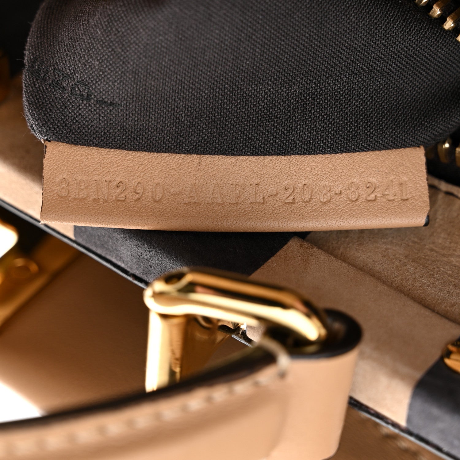 Fendi Vitello Seta Nabuk Pequin Medium Peekaboo Iconic Satchel Cuoio Tobacco Moro 6 of 9