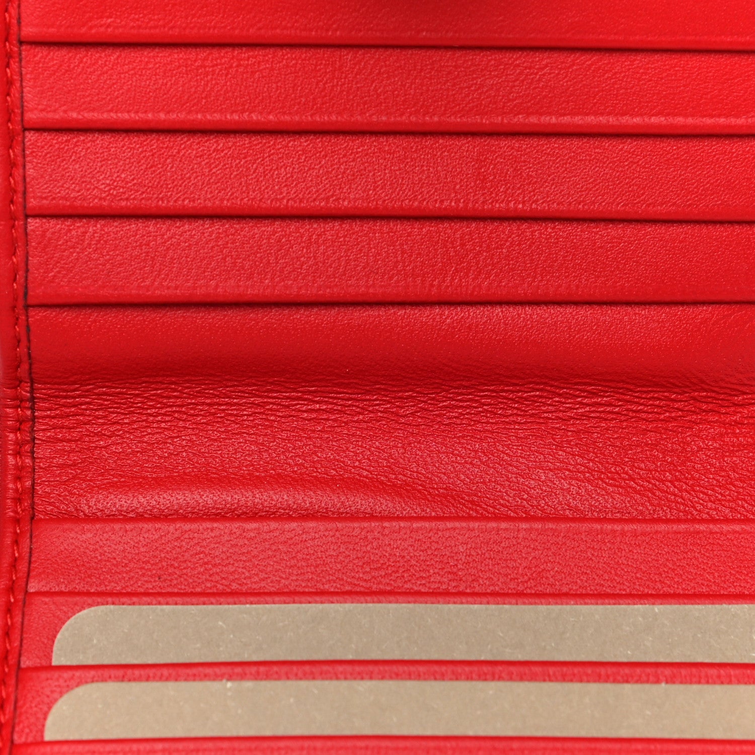 Bottega Veneta Nappa Intrecciato French Compact Wallet Bright Red 10 of 11