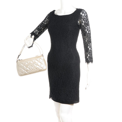 Chanel Caviar Quilted CC Small Shoulder Bag Pearl 2 of 7