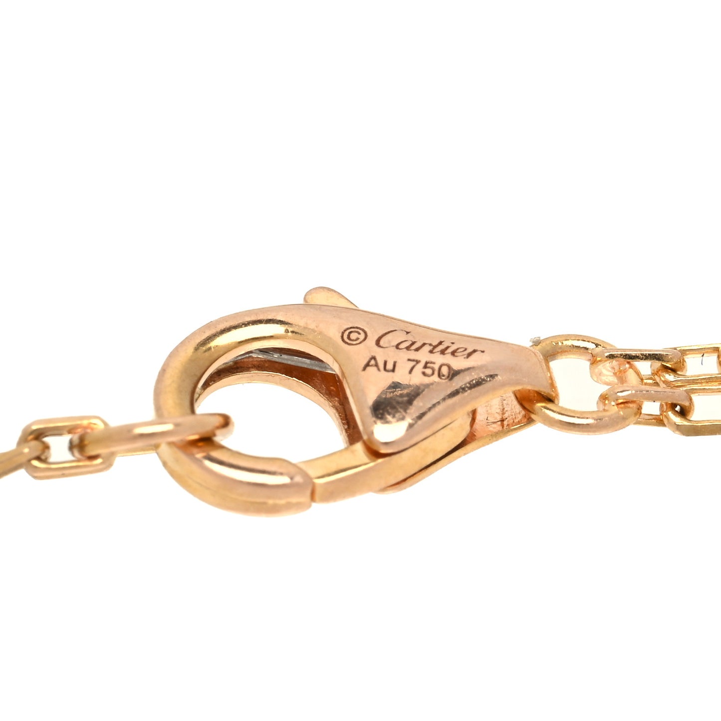 18K Pink Gold Diamond LOVE Bracelet