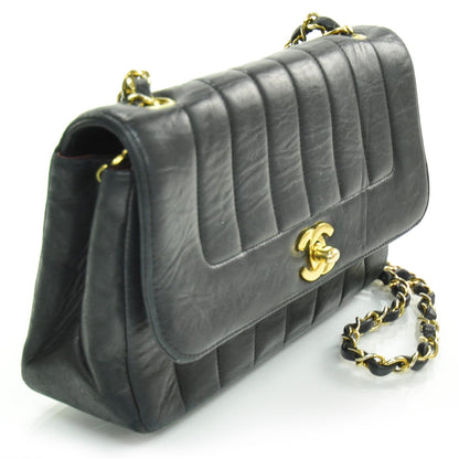 Chanel Lambskin Quilted Small Flap Black GHW 3 of 9