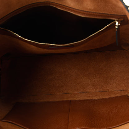 Valentino Garavani Grained Calfskin Rockstud Shoulder Tote Bright Cognac 5 of 9