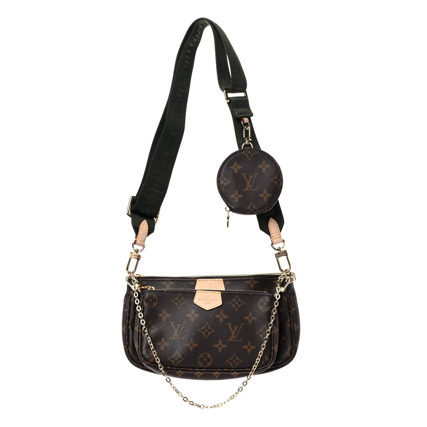 Louis Vuitton Monogram Multi Pochette Accessories Kaki 1 of 12