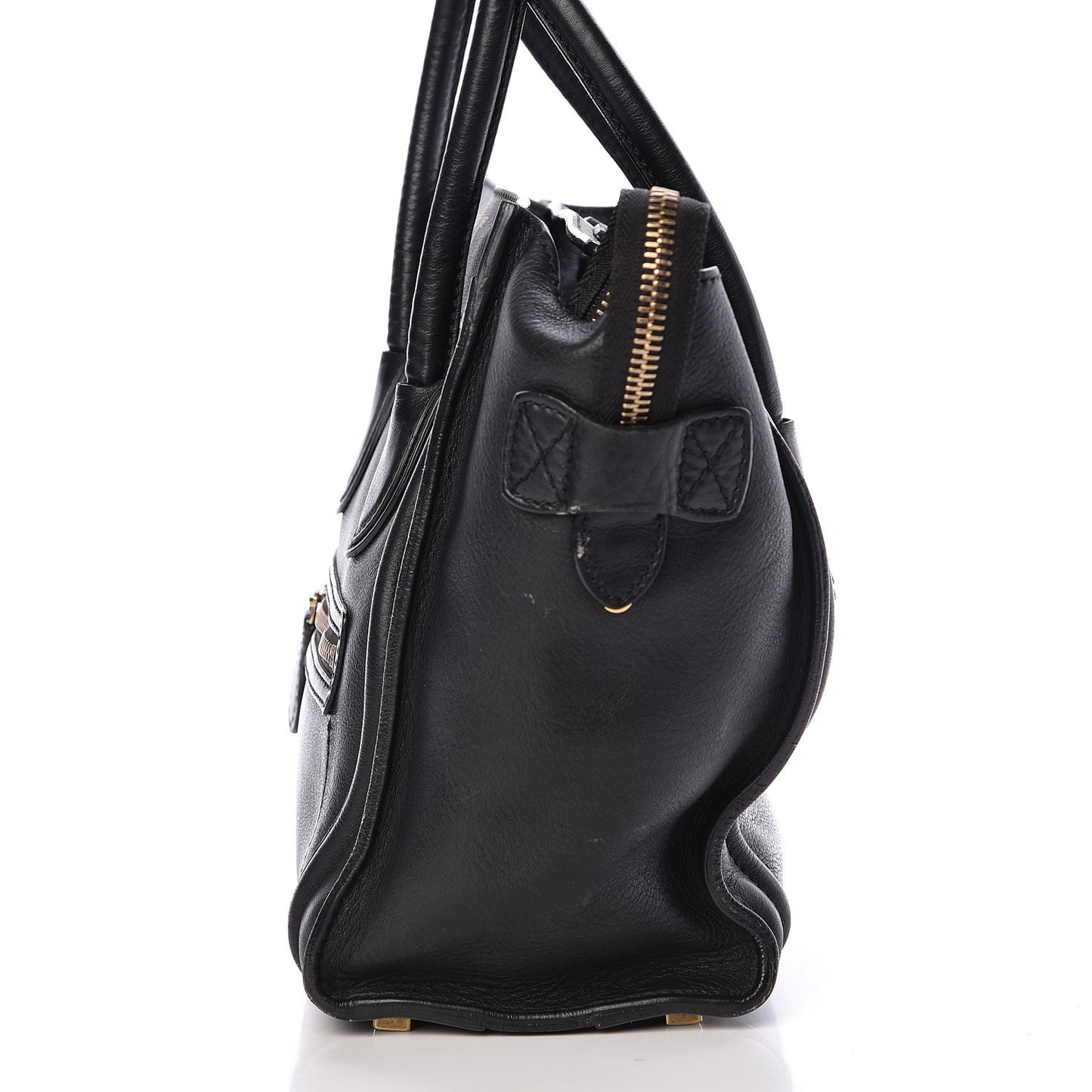 Calfskin Micro Luggage Black