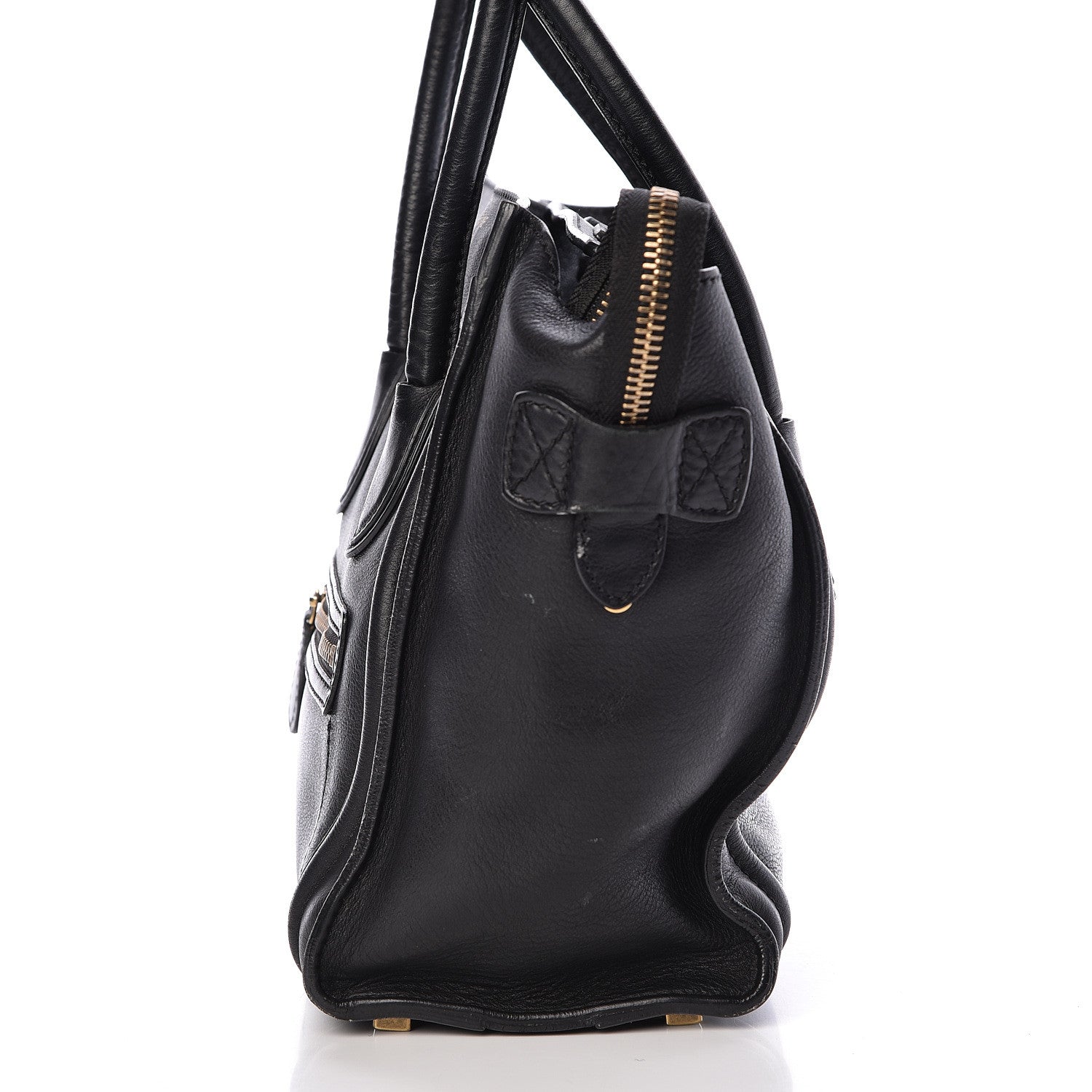 Celine Calfskin Micro Luggage Black 18 of 20