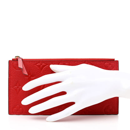 Louis Vuitton Empreinte Felicie Chain Wallet Zippered Insert Cherry 2 of 7