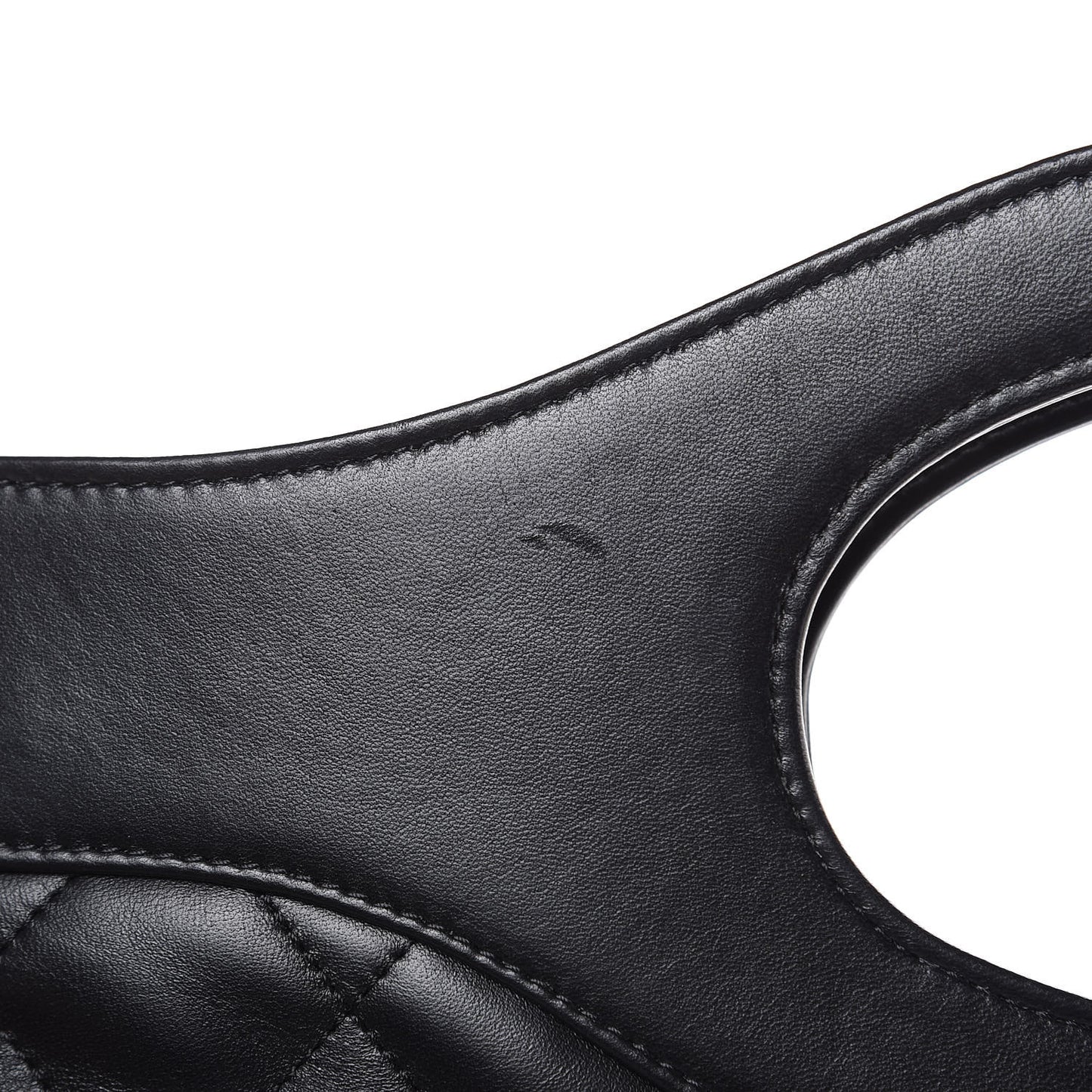 Lambskin Quilted Large 31 Shopping Bag Black
