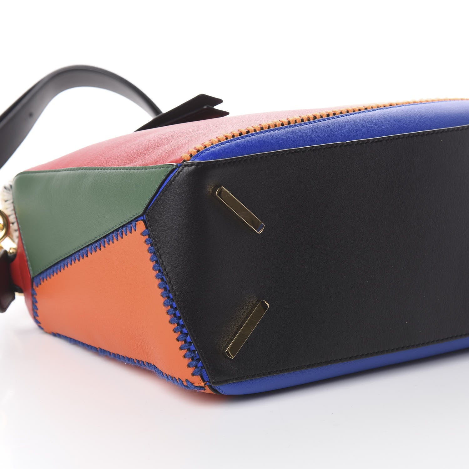Loewe Calfskin Medium Patchwork Puzzle Bag Multicolor 5 of 8