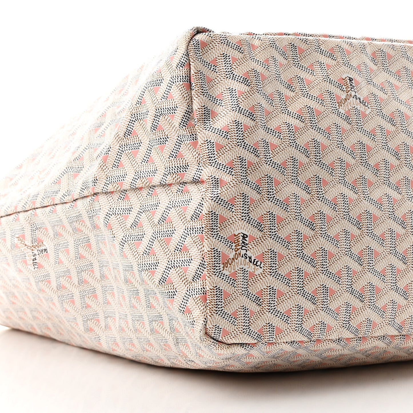Goyardine Saint Louis Claire Voie GM White Pink