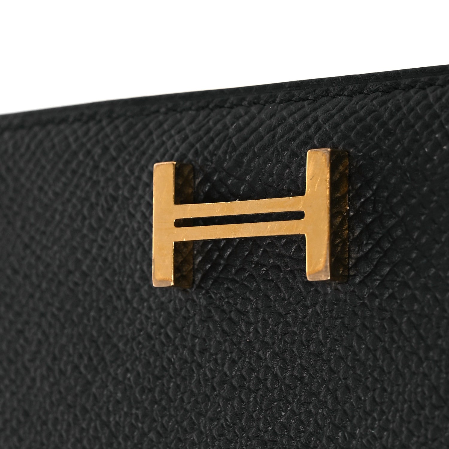 Hermes Epsom Tri-Fold Compact Bearn Wallet Black 11 of 14