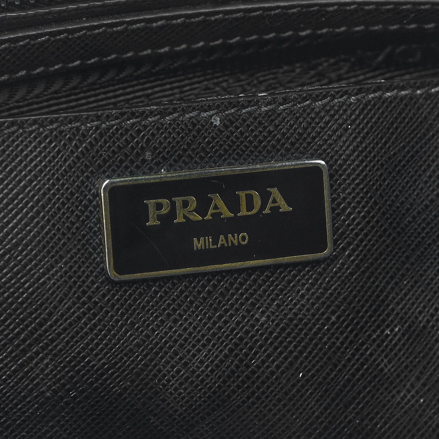 Saffiano Lux Large Tote Black