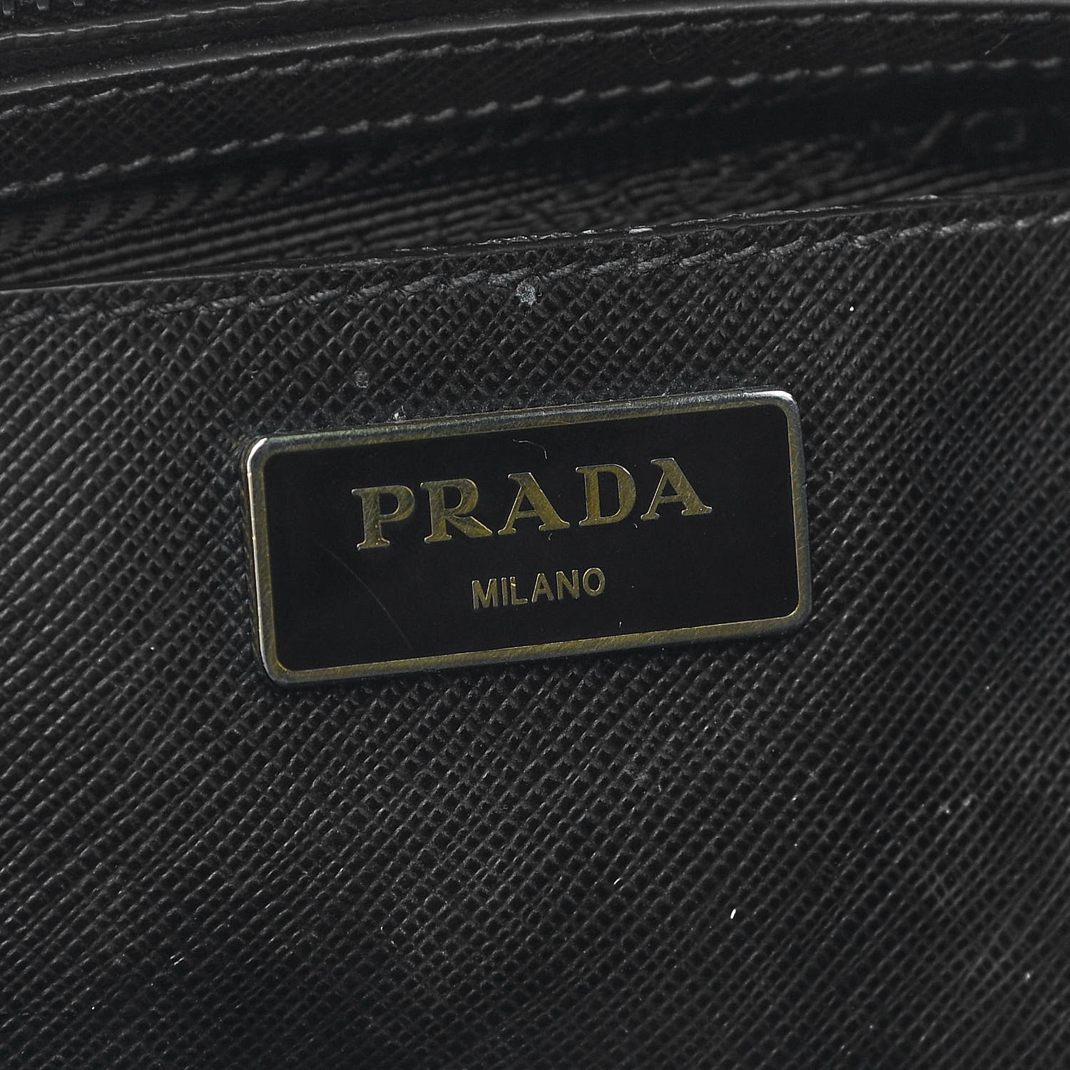 Prada Saffiano Lux Large Tote Black 5 of 11