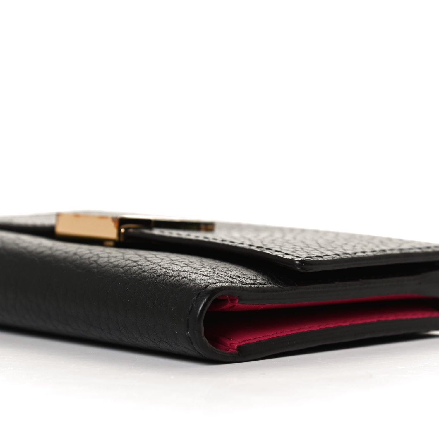 Louis Vuitton Taurillon Capucines Compact Wallet Black 8 of 11