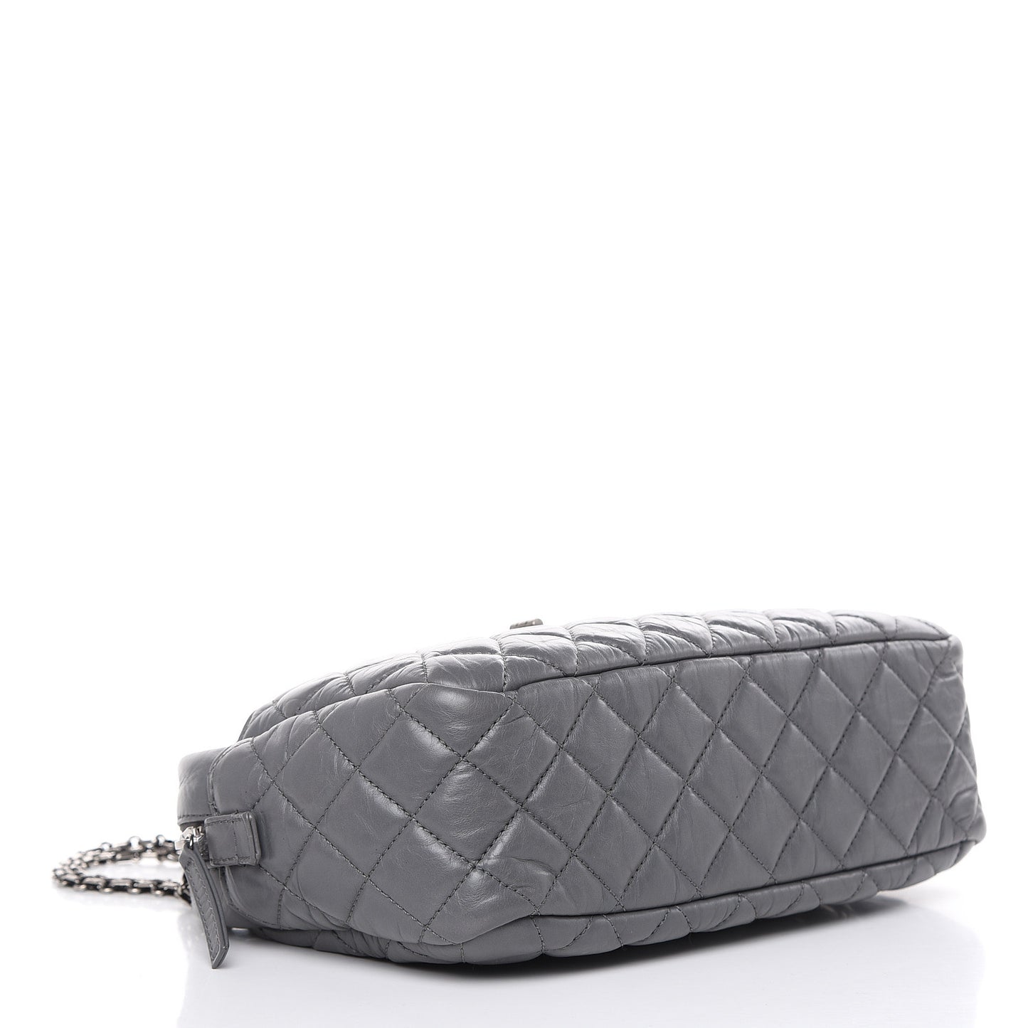 Aged Calfskin Medium Reissue Camera Case Grey