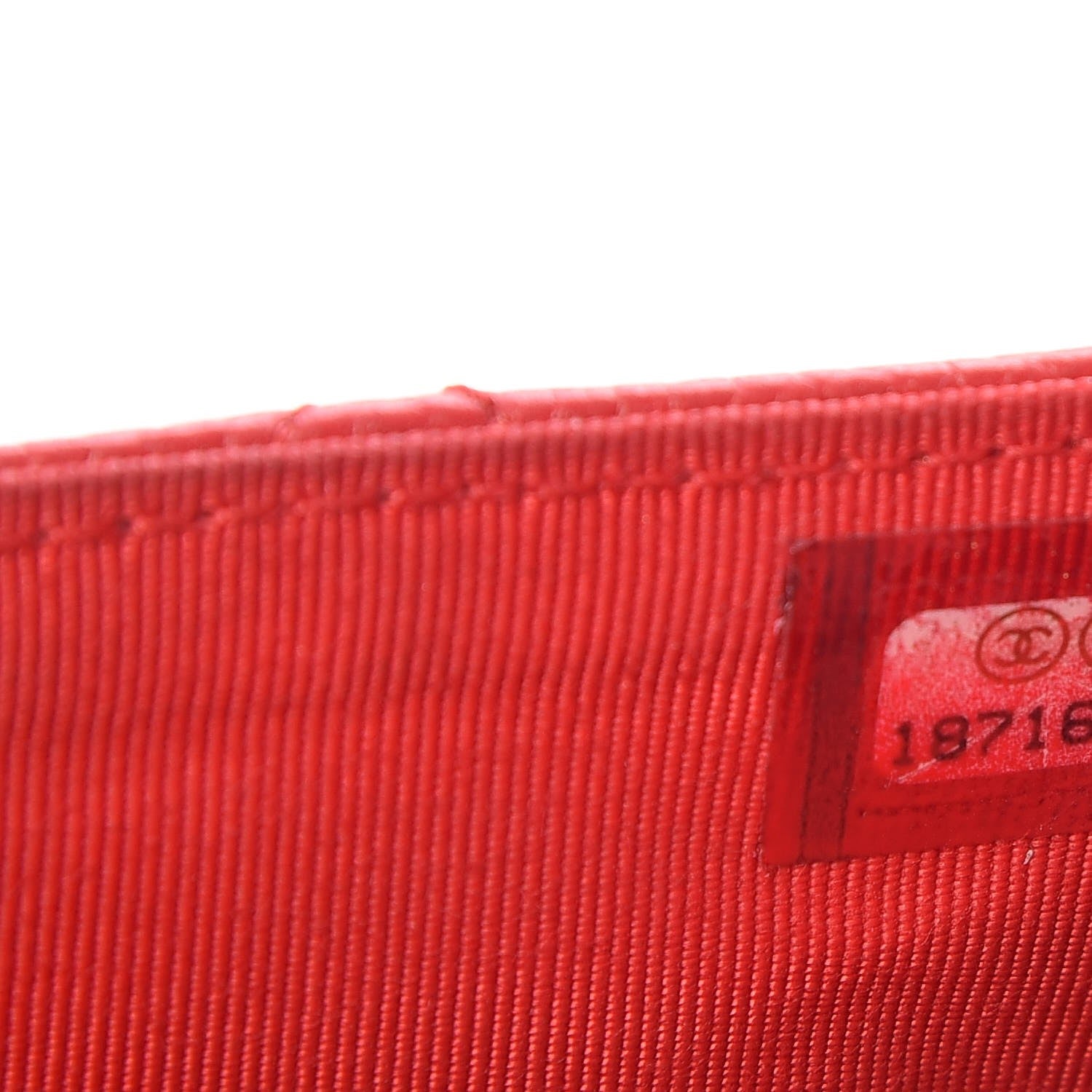 Chanel Caviar Quilted Wallet on Chain WOC Red 8 of 9