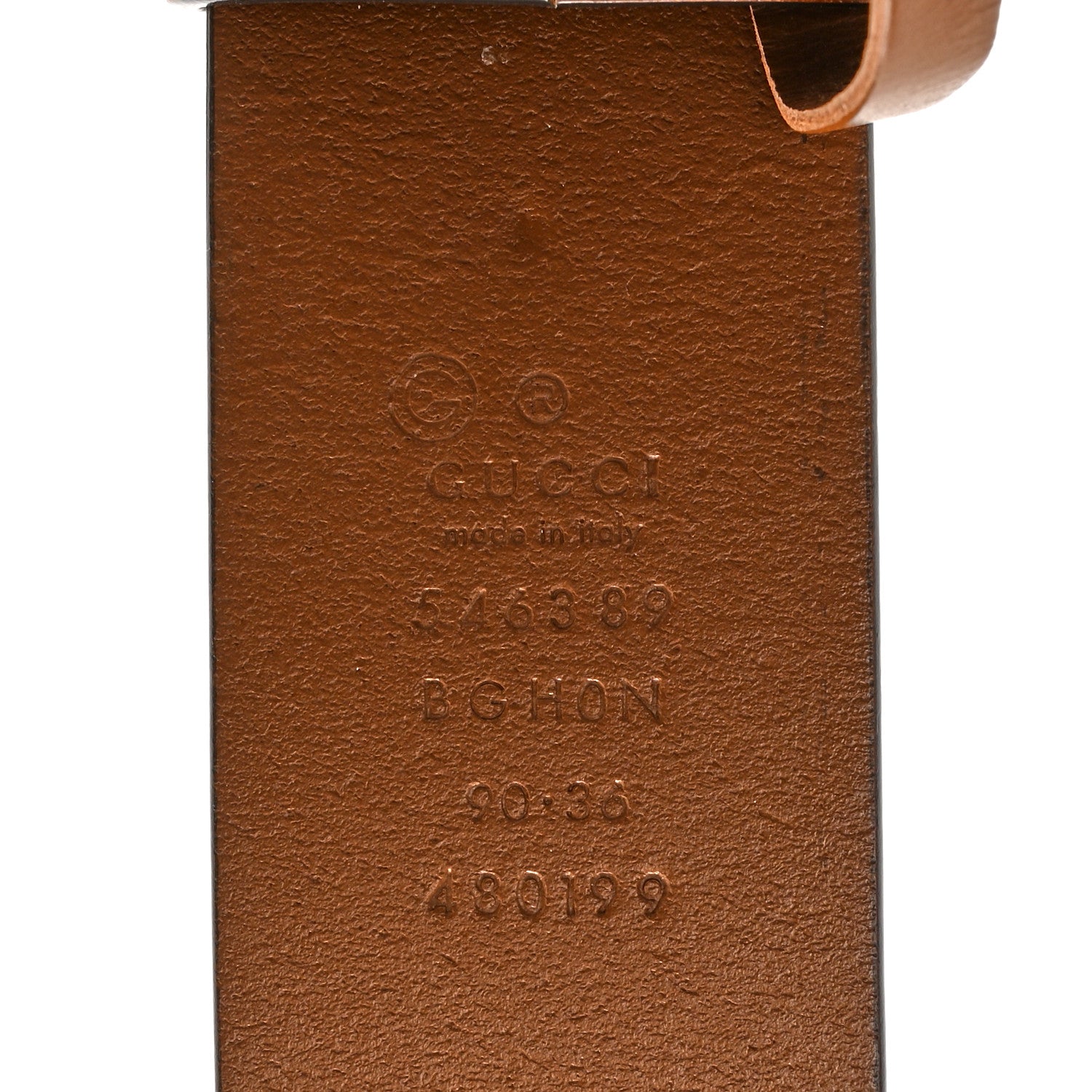 Gucci Selleria Calfskin Mens Interlocking G 37mm Belt 90 36 Cuir 5 of 7