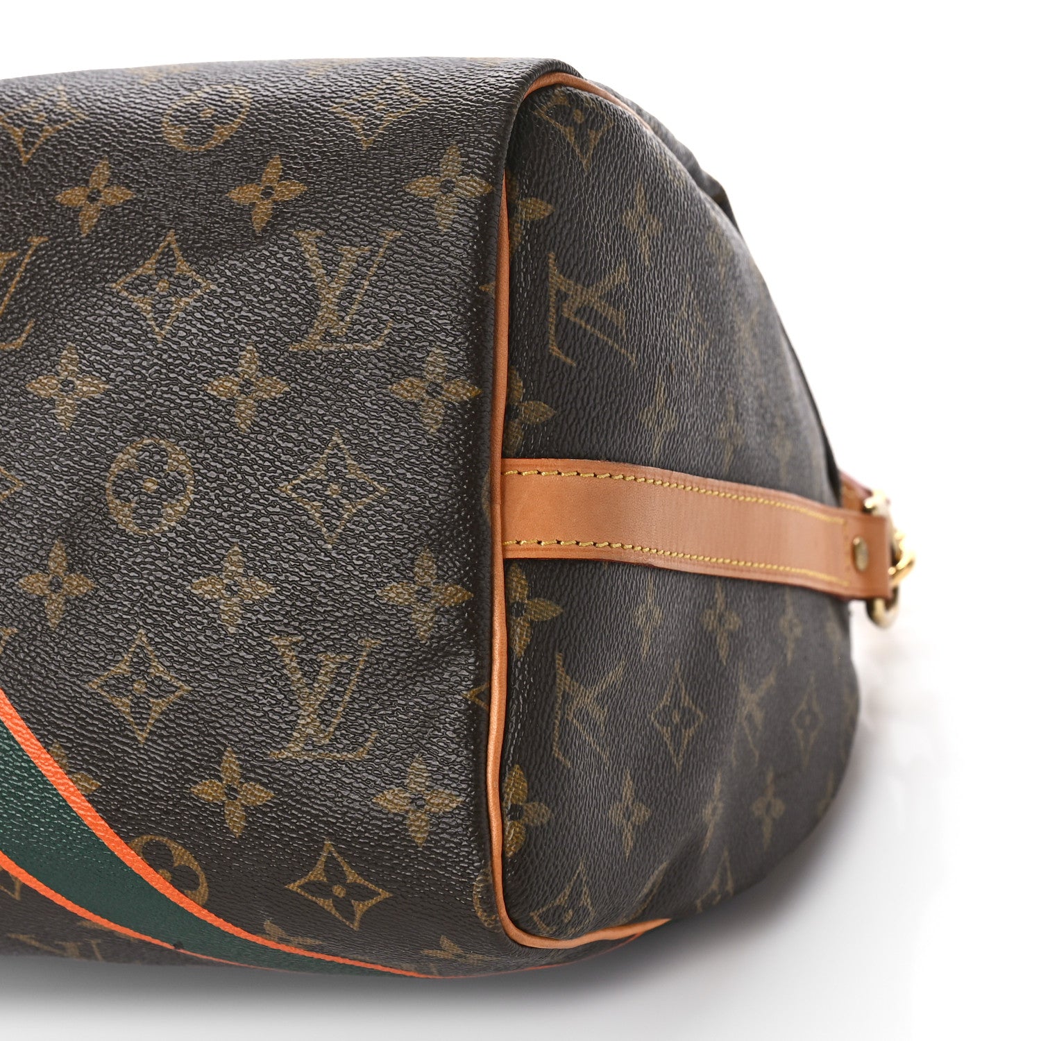 Louis Vuitton Monogram My LV Heritage Speedy Bandouliere 30 Green Orange 9 of 11