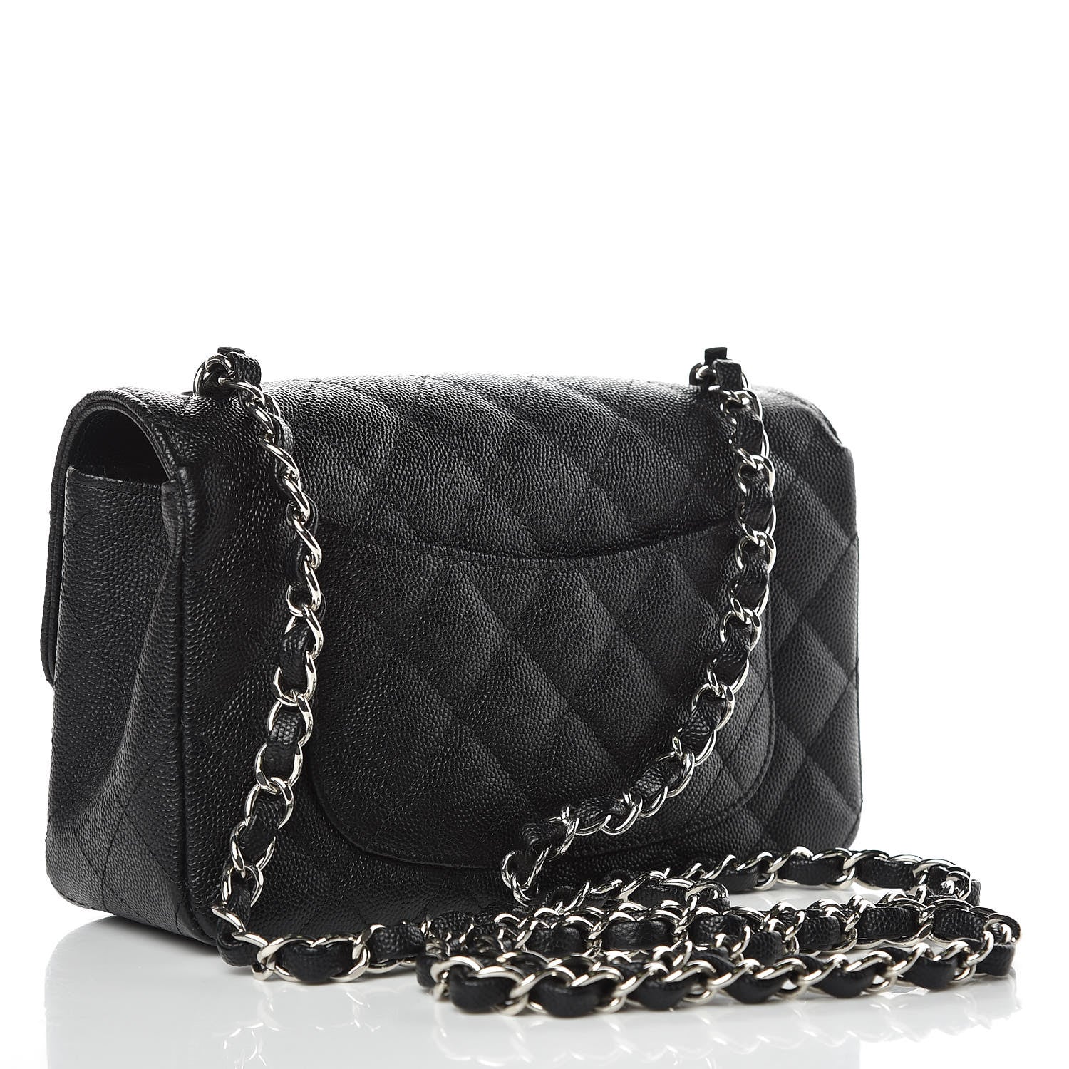 Chanel Caviar Quilted Mini Rectangular Flap Black 3 of 9