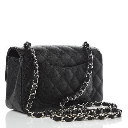 Chanel Caviar Quilted Mini Rectangular Flap Black 3 of 9