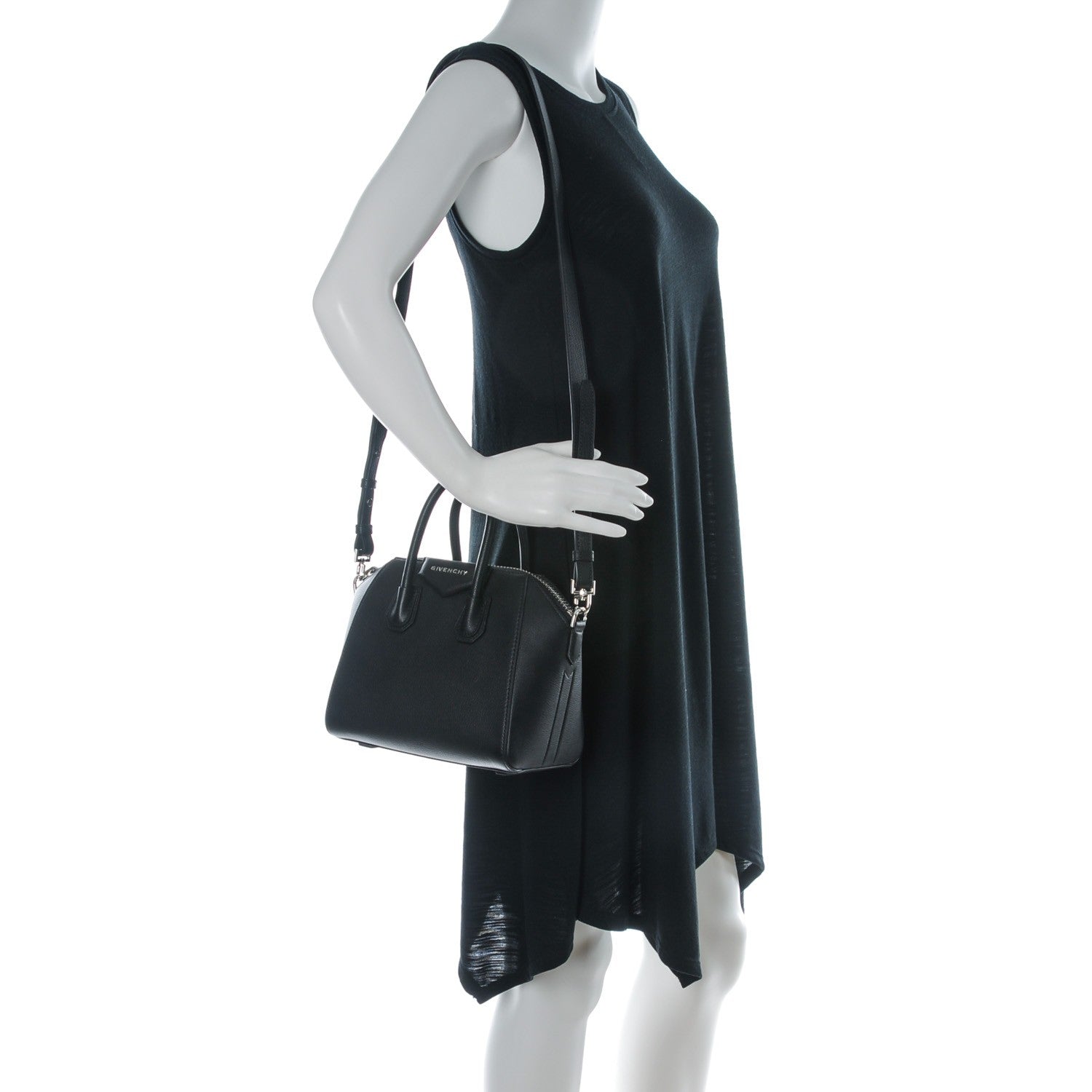 Givenchy Sugar Goatskin Mini Antigona Black 2 of 7