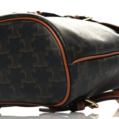 Celine Triomphe Canvas Calfskin Mini Folco Backpack Tan 10 of 10