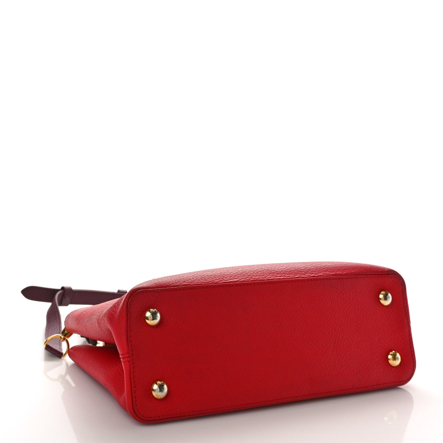 Taurillon Multicolor Capucines PM Rouge Carmine