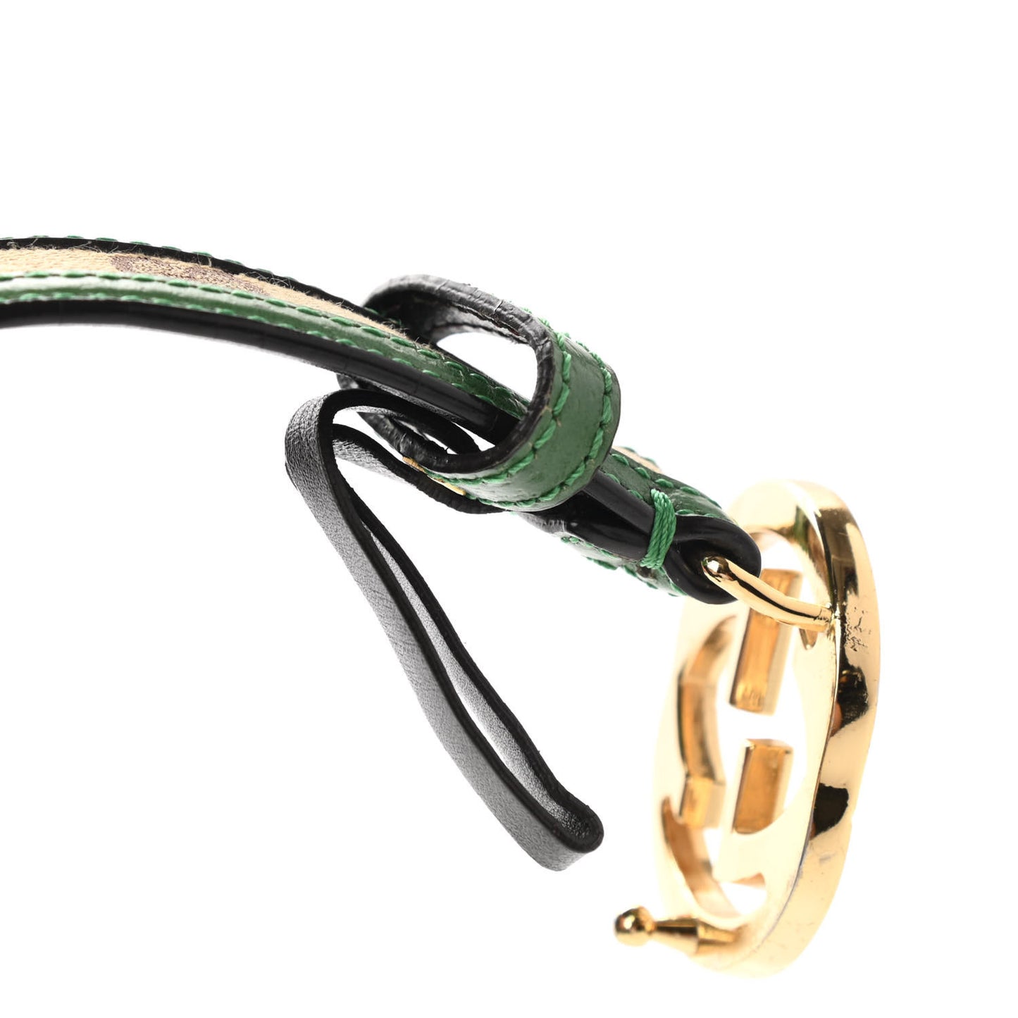 Monogram Interlocking G Belt 80 32 Green