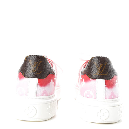 Louis Vuitton Monogram Escale Time Out Sneakers 41 Red 6 of 10