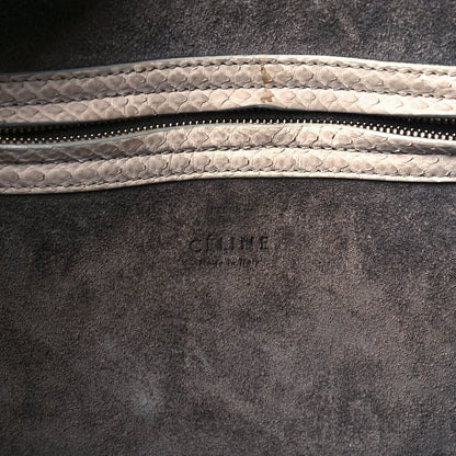 Celine Python Medium Phantom Luggage Grey 5 of 10